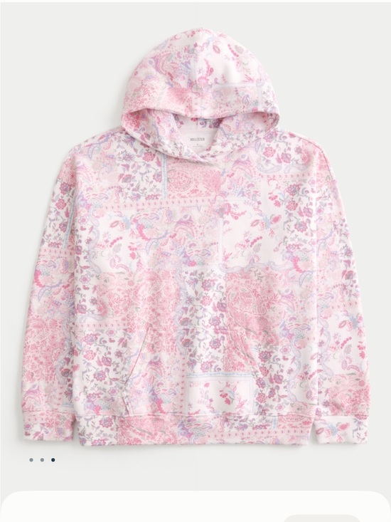 Hollister Sweaters - ISO ONLY DO NOT BUY LISTING ISO Hollister Pink and White Paisley Print Hoodie
